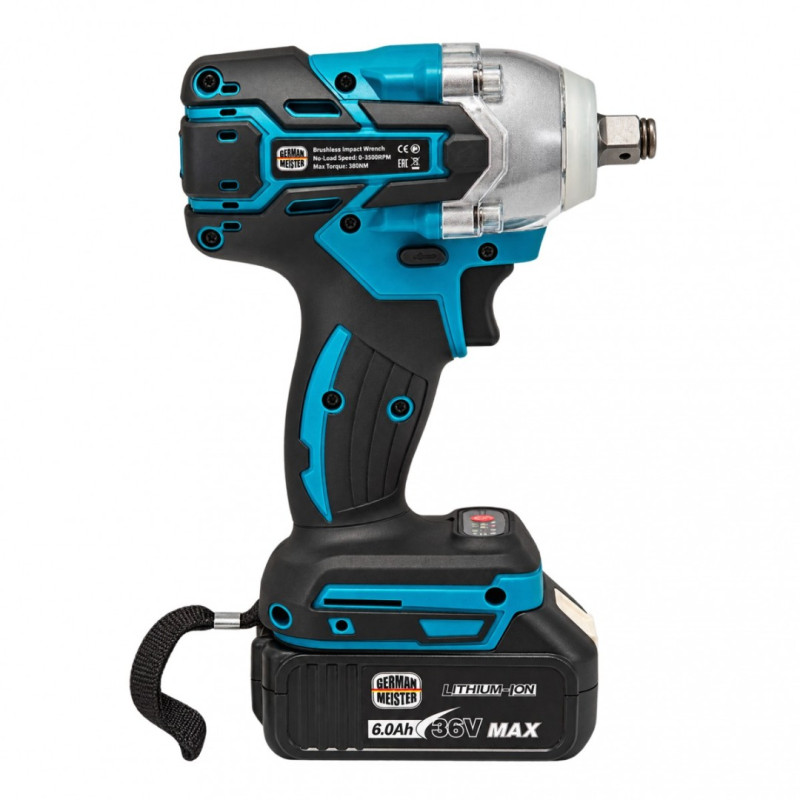 Trusă Profesionala German Meister 36V MAX, 4 Scule cu Acumulator, Rotopercutor SDS-Plus 26 mm, Autofiletanta, Cheie de Impact, Polizor Unghiular