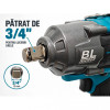 Cheie de Impact Profesională German Meister 36V/10 AH MAX, Brushless 2100 Nm, Prindere 3/4", 3 Trepte de Putere, LED