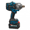 Cheie de Impact Profesională German Meister 36V/10 AH MAX, Brushless 2100 Nm, Prindere 3/4", 3 Trepte de Putere, LED
