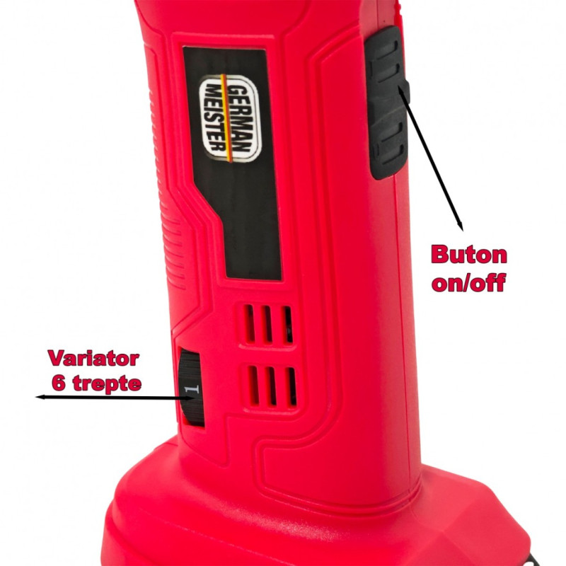 Masina de tuns oi cu acumulator , German Meister , 6 trepte de turatie , 2400 Rpm , 550 W