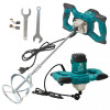 Malaxor Electric Profesional German Meister 2200 W, M14, 0-800 RPM, Paleta 120 mm, pentru Adeziv, Glet, Mortar, Sapa si Vopsea