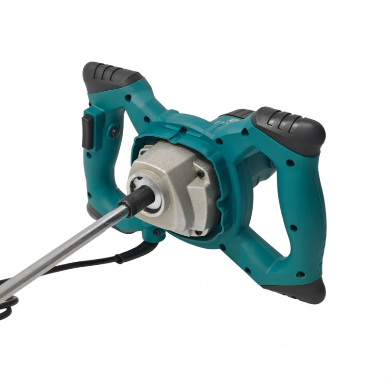 Malaxor Electric Profesional German Meister 2200 W, M14, 0-800 RPM, Paleta 120 mm, pentru Adeziv, Glet, Mortar, Sapa si Vopsea