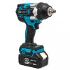 Cheie de Impact cu Acumulator German Meister 36V MAX, Brushless, 700 Nm, 4800 RPM, 2 Acumulatori 6Ah, Încarcator și Valiza