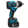 Cheie de Impact cu Acumulator German Meister 36V MAX, Brushless, 700 Nm, 4800 RPM, 2 Acumulatori 6Ah, Încarcator și Valiza