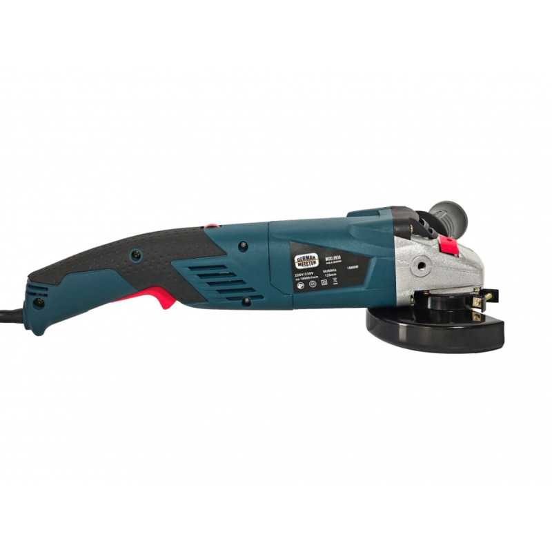 Polizor unghiular electric German Meister 1600W, 125 mm, 10.000 RPM, coadă lungă – Model Nou