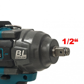 Cheie de Impact Profesionala German Meister Brushless 36V / 6Ah - XGT, 1000 Nm, Mandrina 1/2"