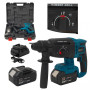 Ciocan RotoPercutor cu Acumulator German Meister 48V MAX, SDS-Plus, 3 Funcții, Ø26 mm, 2 Acumulatori 6Ah, Incarcator și Valiza Transport