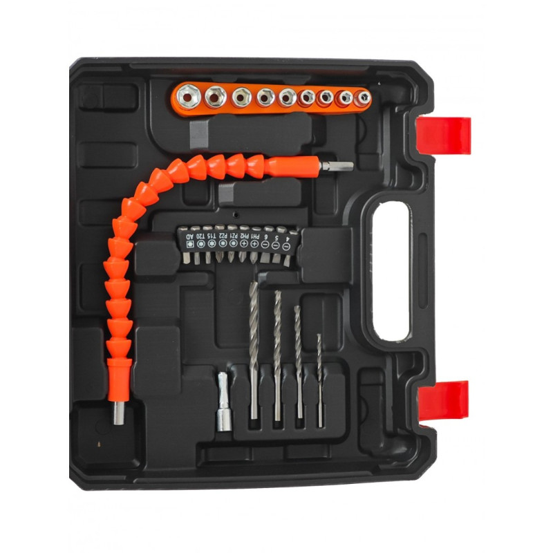 Autofiletanta cu 2 acumulatori, 12V , 1.5 Ah, German Meister, Multiple accesorii, Model nou