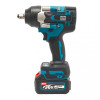 Cheie de Impact Profesională German Meister 36V MAX Brushless 700 Nm, Prindere 1/2", 4 Trepte de Putere, LED Integrat, Acumulator Li-Ion