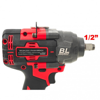 Cheie de Impact Profesională German Meister 36V MAX Brushless ,1000 Nm, Mandrină 1/2"
