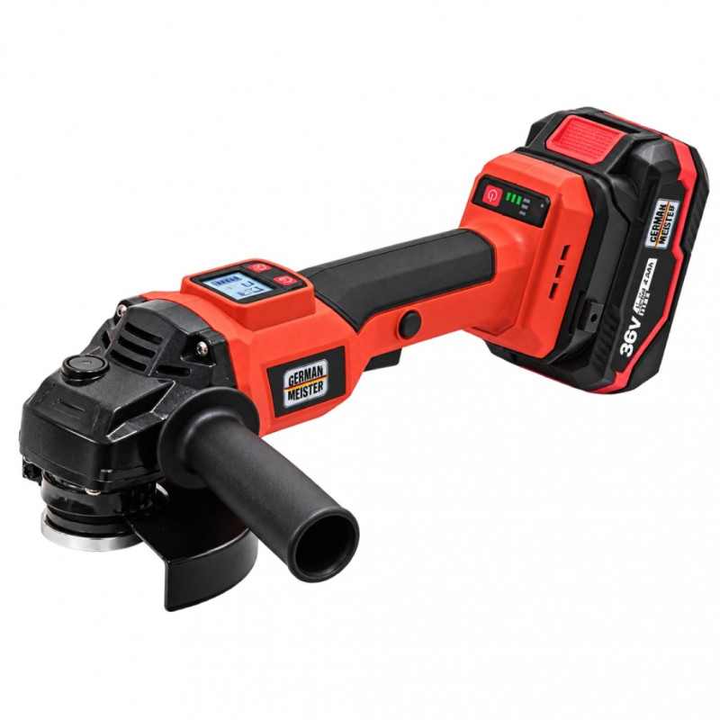 Trusă Scule cu Acumulator German Meister 36V, 4 în 1 – Autofiletanta + Rotopercutor + Flex 125 mm + Cheie Impact 600 Nm, 3 Acumulatori 4Ah, 2 Incarcatoare