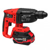 Trusă Scule cu Acumulator German Meister 36V, 4 în 1 – Autofiletanta + Rotopercutor + Flex 125 mm + Cheie Impact 600 Nm, 3 Acumulatori 4Ah, 2 Incarcatoare