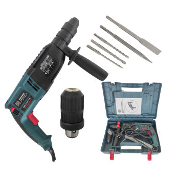 Ciocan rotopercutor , German Meister , 2 mandrine , 1100 W , Accesorii incluse , 1100 Rpm
