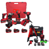Pachet Profesional German Meister – Trusa 4 in 1 Brushless cu 3 Acumulatori 36V 8Ah + Nivela Laser 4D 360° Verde cu Trepied și Accesorii.