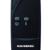 Semineu Electric de Birou HAUSBERG HB-8226NG, 1800W, efect de Flacara, incalzire PTC, Sticla securizata, Telecomanda