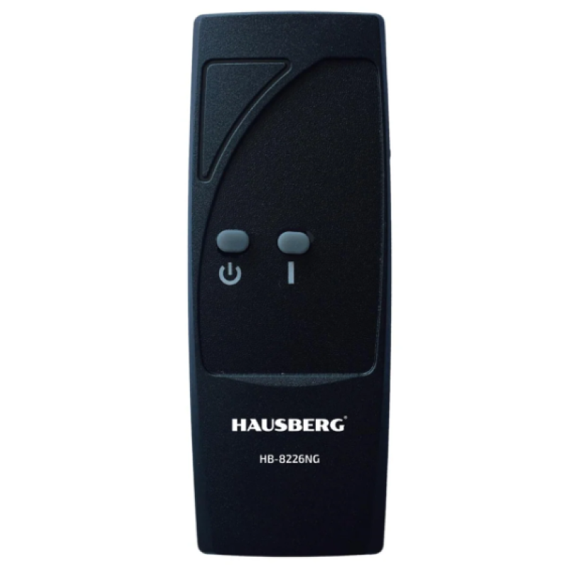 Semineu Electric de Birou HAUSBERG HB-8226NG, 1800W, efect de Flacara, incalzire PTC, Sticla securizata, Telecomanda