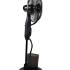 Ventilator umidificator Hausberg HB-5601NG, 75W, 16 inch, 3 viteze, timer 7.5h, rezervor 2.8L, LCD, telecomanda
