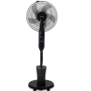Ventilator umidificator Hausberg HB-5601NG, 75W, 16 inch, 3 viteze, timer 7.5h, rezervor 2.8L, LCD, telecomanda