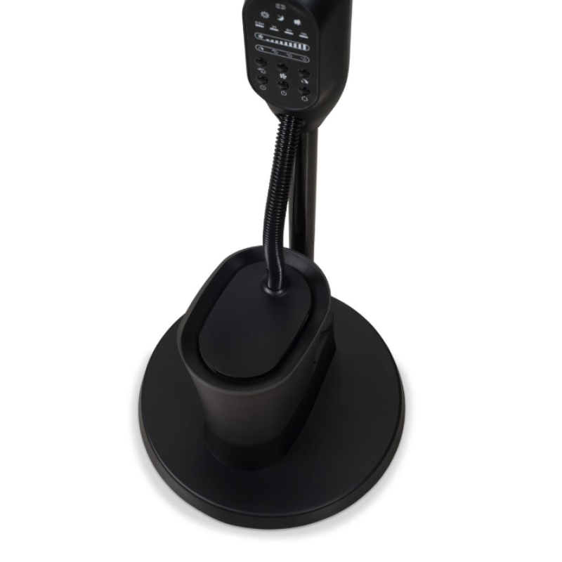 Ventilator umidificator Hausberg HB-5601NG, 75W, 16 inch, 3 viteze, timer 7.5h, rezervor 2.8L, LCD, telecomanda