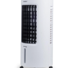 Racitor de aer portabil Hausberg HB-5962AB, 65–80W, rezervor 7.8L, 3 viteze, oscilatie 60°, pachet gheata inclus, alb