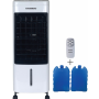 Ventilator cu racire si umidificare Hausberg HB-5955, 3 viteze, temporizator 12h, rezervor 4L, telecomanda, alb