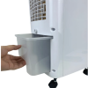 Ventilator cu racire si umidificare Hausberg HB-5955, 3 viteze, temporizator 12h, rezervor 4L, telecomanda, alb
