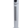 Ventilator turn digital Hausberg HB-5958AB, 55W, 45 inch, 3 viteze, temporizator 24h, LED, oscilatie, telecomanda, alb