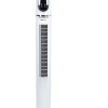 Ventilator turn digital Hausberg HB-5958AB, 55W, 45 inch, 3 viteze, temporizator 24h, LED, oscilatie, telecomanda, alb