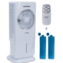Racitor de aer portabil Hausberg HB-5964AB, 65W, 5.5L, 3 viteze, 5 programe, 3 moduri, oscilatie 40°, temporizator 12h, LED, telecomanda