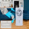 Racitor de aer portabil Hausberg HB-5964AB, 65W, 5.5L, 3 viteze, 5 programe, 3 moduri, oscilatie 40°, temporizator 12h, LED, telecomanda