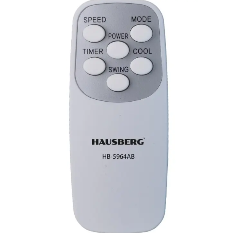 Racitor de aer portabil Hausberg HB-5964AB, 65W, 5.5L, 3 viteze, 5 programe, 3 moduri, oscilatie 40°, temporizator 12h, LED, telecomanda