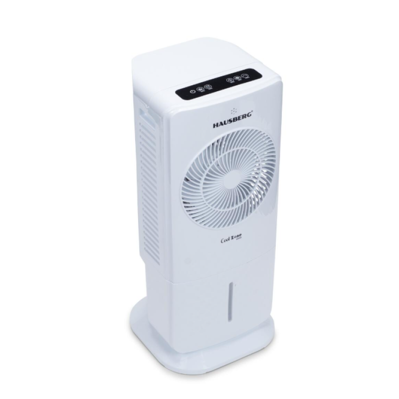 Racitor de aer portabil Hausberg HB-5964AB, 65W, 5.5L, 3 viteze, 5 programe, 3 moduri, oscilatie 40°, temporizator 12h, LED, telecomanda
