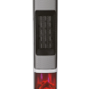 Semineu Electric Digital HAUSBERG HB-8219AB, 2000W, efect de flacara 3D, incalzire ceramica PTC, Telecomanda, Afisaj LED