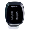 Semineu Electric Digital HAUSBERG HB-8219AB, 2000W, efect de flacara 3D, incalzire ceramica PTC, Telecomanda, Afisaj LED
