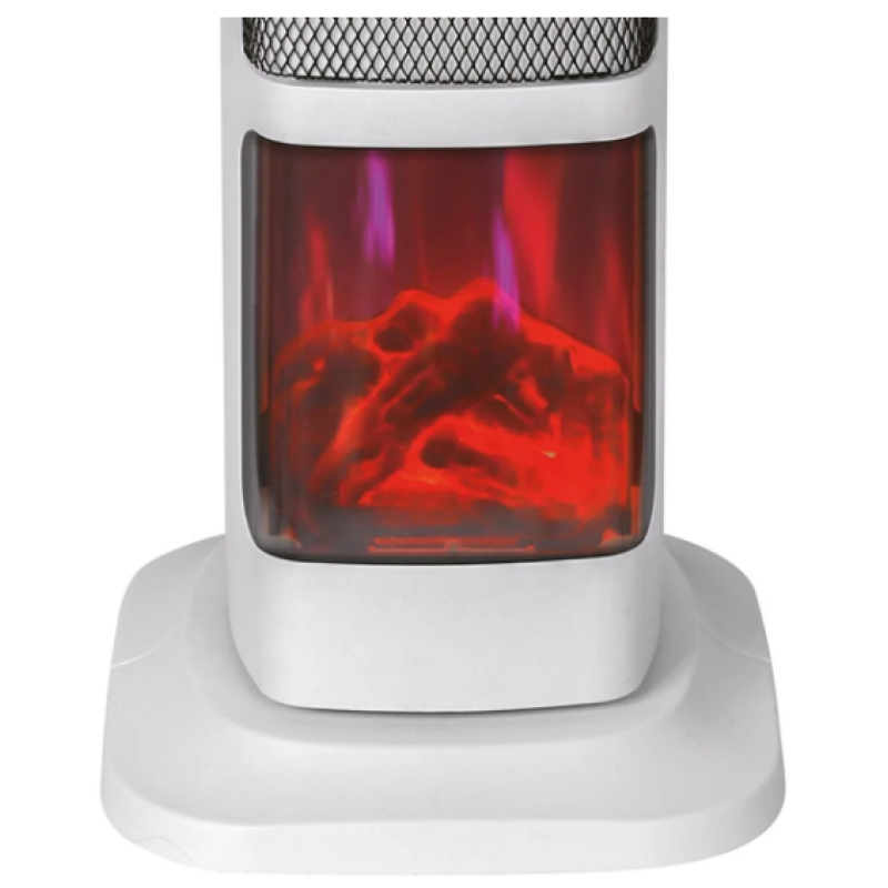 Semineu Electric Digital HAUSBERG HB-8219AB, 2000W, efect de flacara 3D, incalzire ceramica PTC, Telecomanda, Afisaj LED