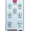 Semineu Electric Digital Tip Turn HAUSBERG HB-8228NG, 2000W, efect de flacara, protectie la rasturnare, termostat, telecomanda