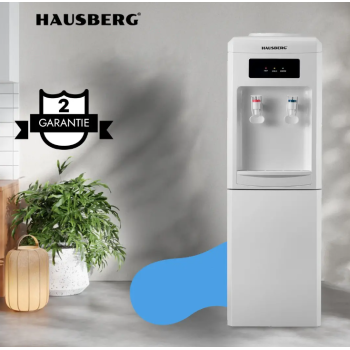 Dozator apa de podea HAUSBERG HB-6024AB, putere incalzire 550 W, putere racire 85 W, rezervor apa inox, termostat automat, Alb
