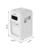 Dozator apa Hausberg HB-6026AB, putere incalzire 550 W, putere racire 80 W, indicatoare LED pentru apa calda si rece, termostat automat, Alb