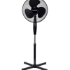 Ventilator cu picior 16 inch HAUSBERG HB5100NG, 40–55W, 3 viteze, oscilatie 80 grade, motor silentios, reglabil
