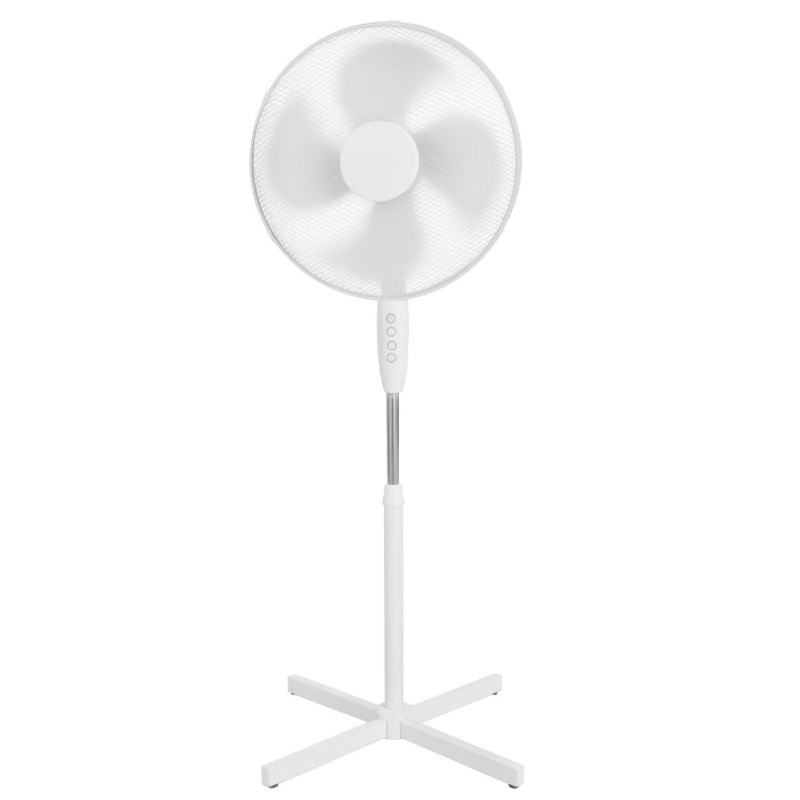 Ventilator cu picior VEN-2, 50W, 40 inch, 3 viteze, inaltime reglabila, alb