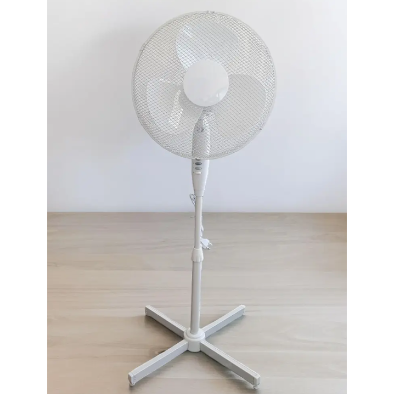 Ventilator cu picior VEN-2, 50W, 40 inch, 3 viteze, inaltime reglabila, alb