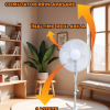 Ventilator cu picior VEN-2, 50W, 40 inch, 3 viteze, inaltime reglabila, alb