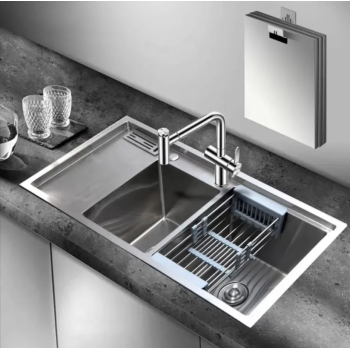 Chiuveta Bucatarie Inox 100x45 cm Argintiu