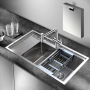 Chiuveta Bucatarie Inox 100x45 cm Argintiu