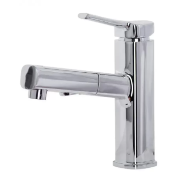 Baterie Lavoar/Bucatarie cu Dus Extractibil, Inox SUS30, Crom, 9307