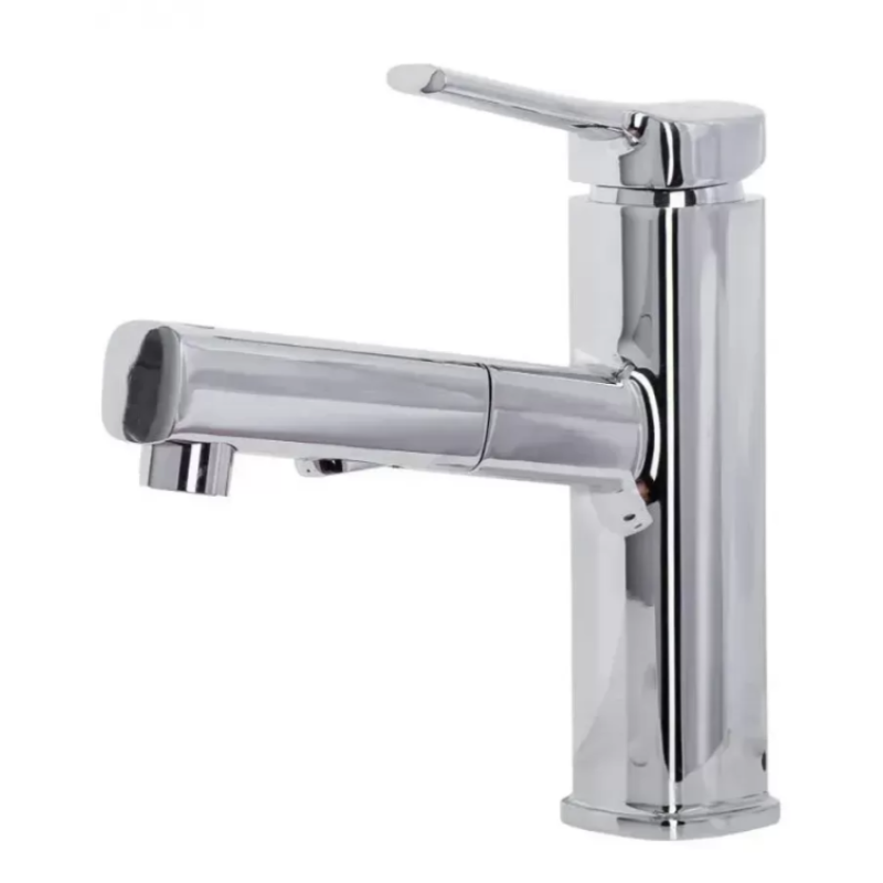 Baterie Lavoar/Bucatarie cu Dus Extractibil, Inox SUS30, Crom, 9307