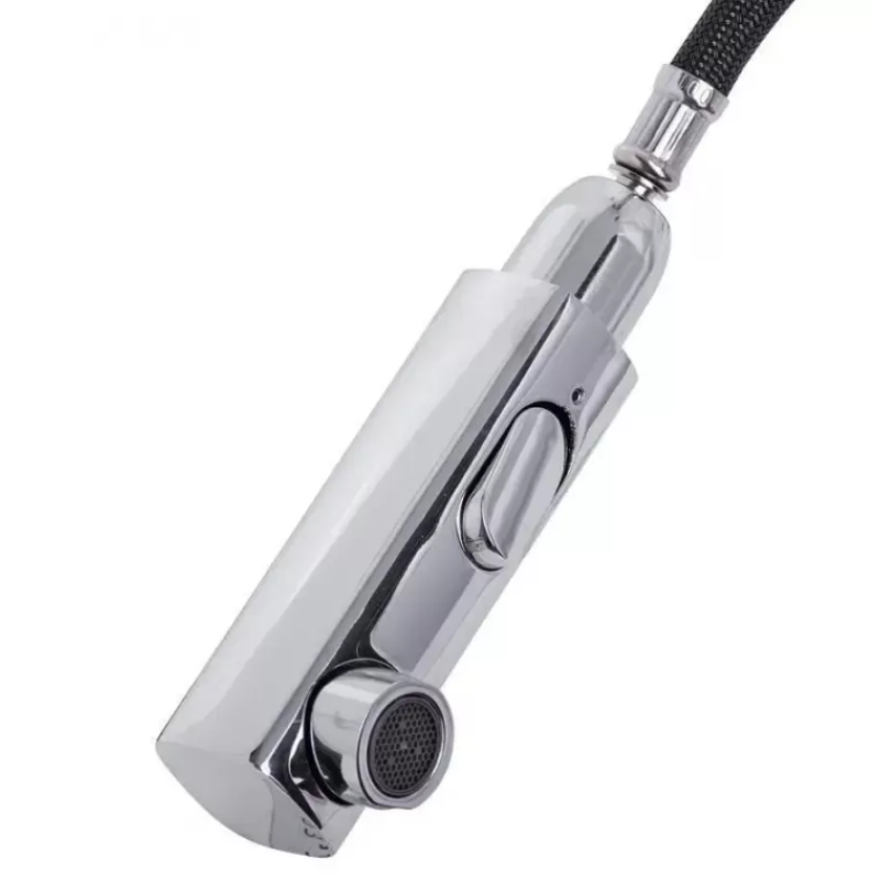 Baterie Lavoar/Bucatarie cu Dus Extractibil, Inox SUS30, Crom, 9307