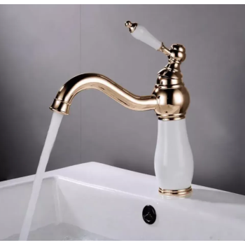 Baterie Lavoar, Alama Sanitara, Auriu cu Alb, WZY/322