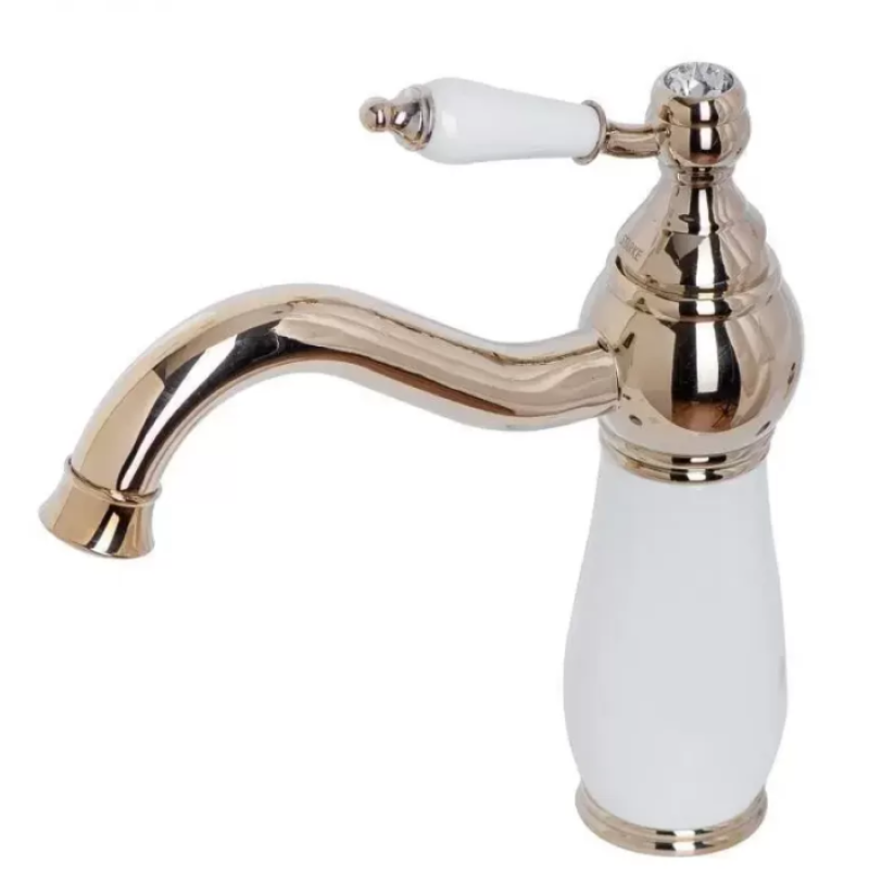 Baterie Lavoar, Alama Sanitara, Auriu cu Alb, WZY/322