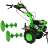 Motocultor Micul Fermier, 8.5CP, 212cc, motor pe benzina 4 timpi, 3 trepte de viteza, pornire manuala, cu roti